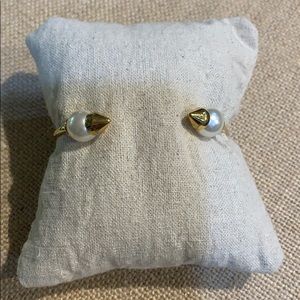 Stella & Dot Pearl Spike Cuff - Gold